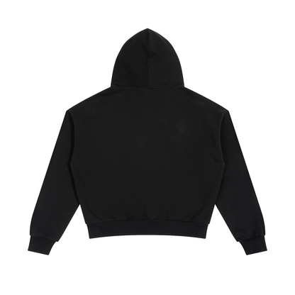 Leopard Hood Zip-Up